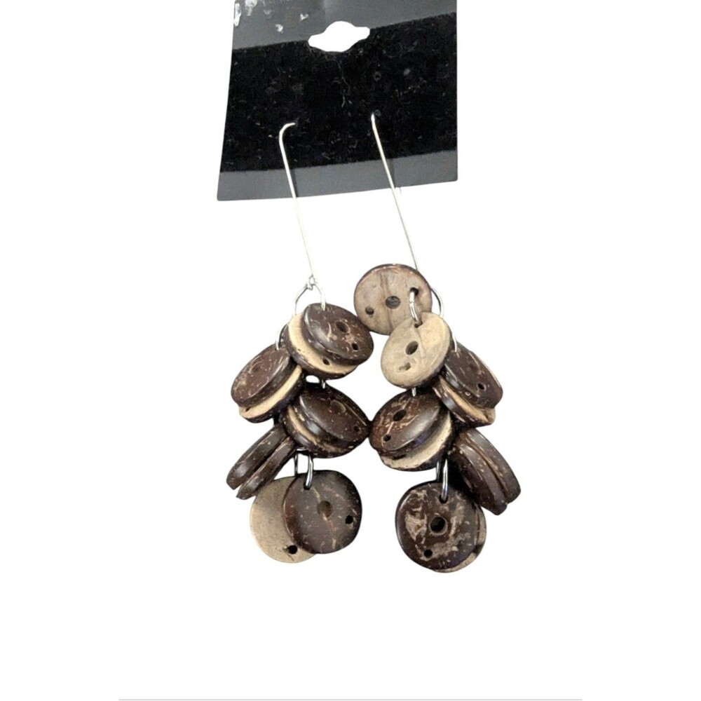COCONUT SHELL EARRINGS